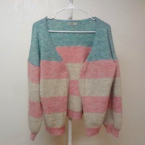 Kollyy Pastel Sweater Cardigan, Size Medium